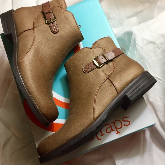 BareTraps Beige Booties Ankle Boots Sz 6.5 NWB - Picture 3 of 8